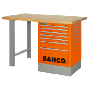 Arbetsbänk 6 l 1500 orange trä