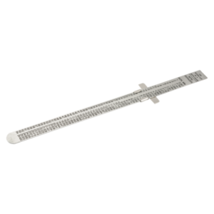 Linjal stål böjbar 160 mm
